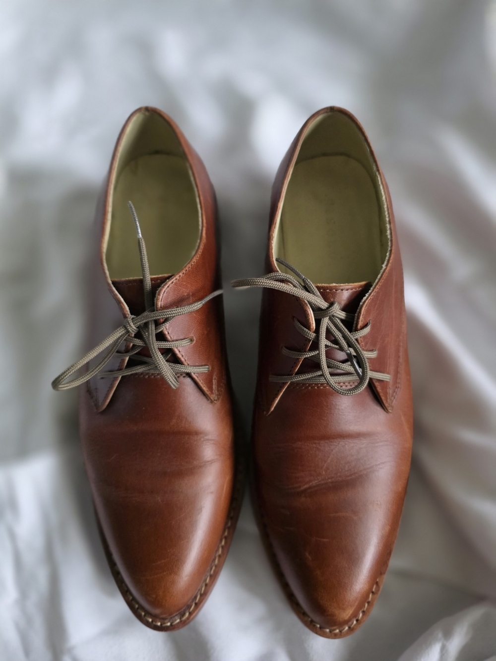 Nisolo James Oxford Shoes – Women’s 7.5 – Cognac Brown Leather